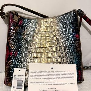 Gorgeous Brahmin Katie Komodo Ombré Melbourne Crossbody Bag